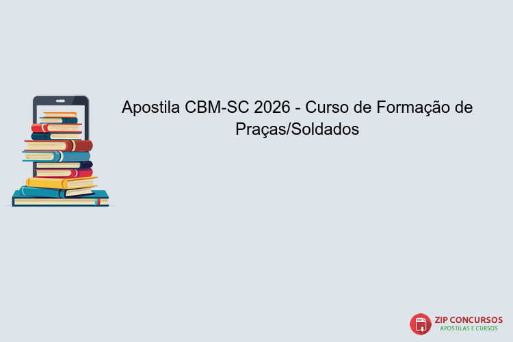 Apostila CBM-SC 2026 - Curso de Formação de Praças/Soldados