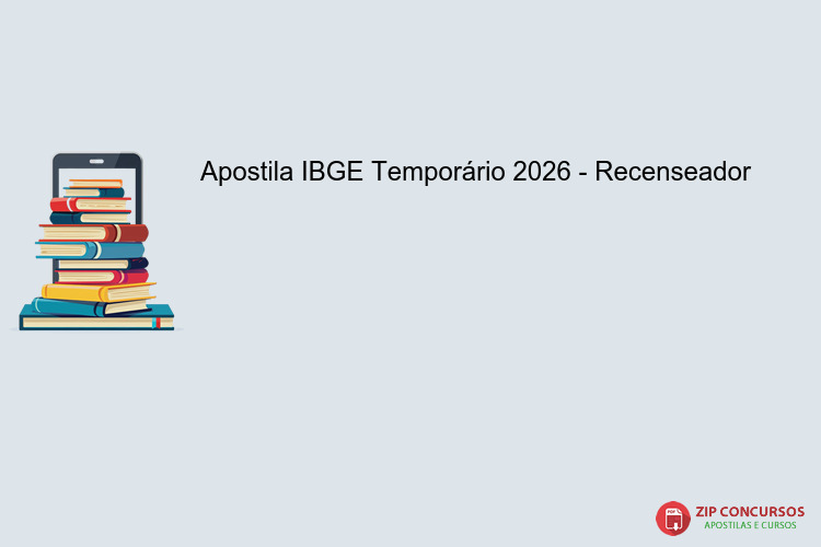 Apostila IBGE Temporário 2026 - Recenseador