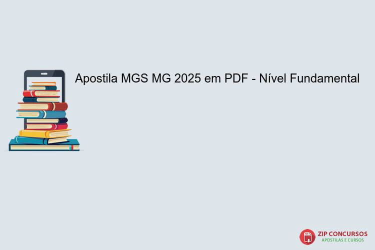 Apostila MGS MG 2025 em PDF - Nível Fundamental