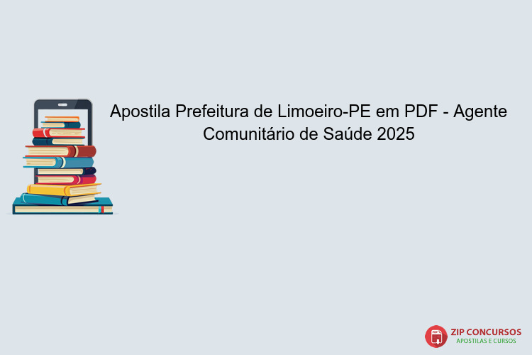 Apostila Prefeitura de Limoeiro-PE em PDF - Agente Comunitário de Saúde 2025
