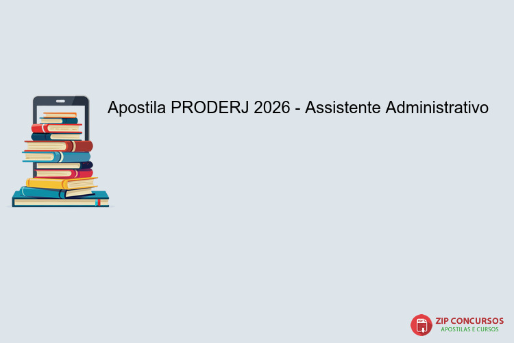 Apostila PRODERJ 2026 - Assistente Administrativo