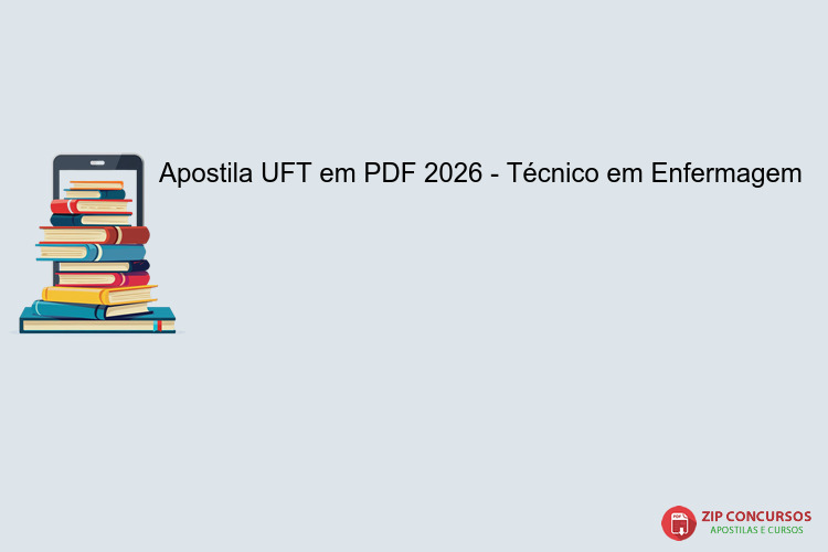 Apostila UFT em PDF 2026 - Técnico em Enfermagem