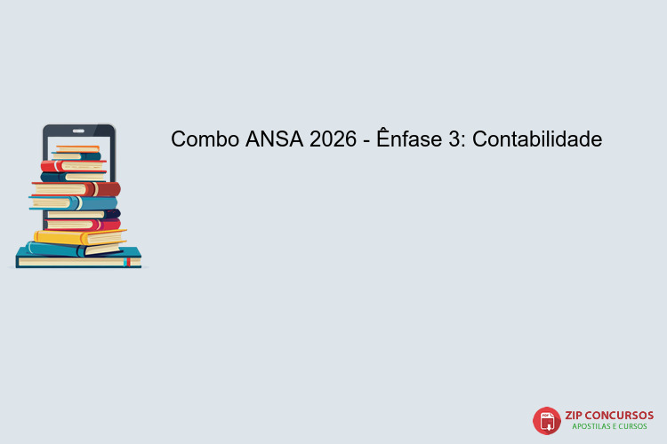 Combo ANSA 2026 - Ênfase 3: Contabilidade