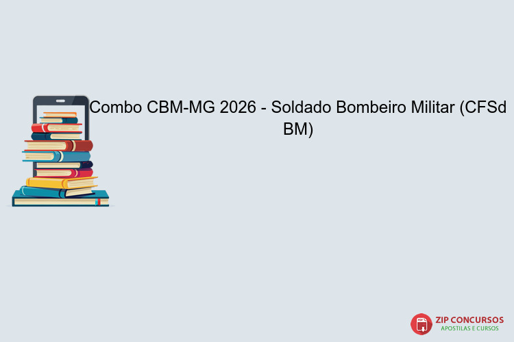 Combo CBM-MG 2026 - Soldado Bombeiro Militar (CFSd BM)