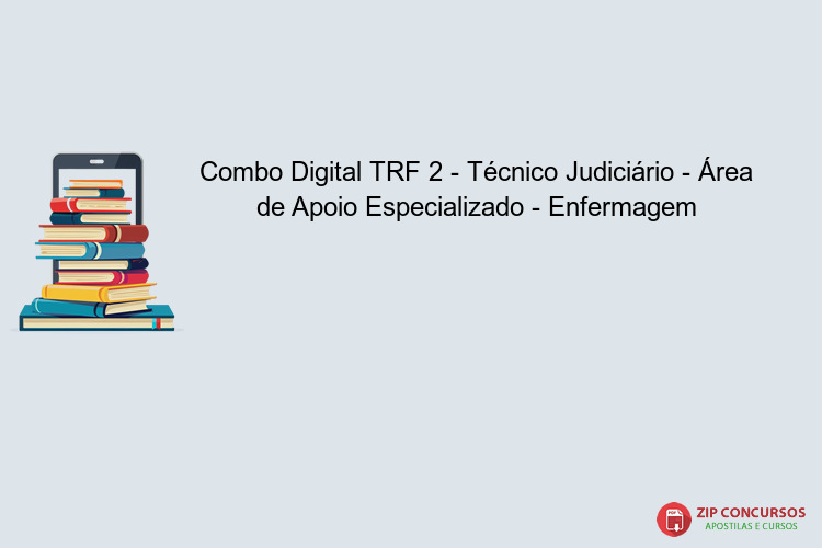 Combo Digital TRF 2 - Técnico Judiciário - Área de Apoio Especializado - Enfermagem