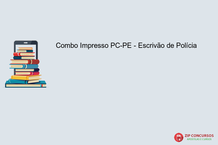 Combo Impresso PC-PE - Escrivão de Polícia